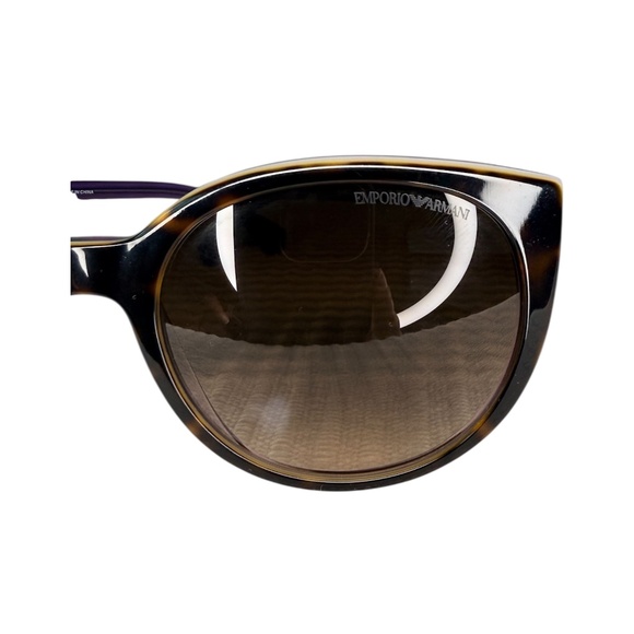 Emporio Armani Sunglasses EA 4043 Brown & Lilac Frame With Brown Gradient main image 7